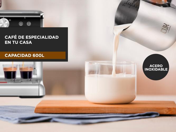 Kit Jarra De Leche Gadnic J600 + Termómetro Barista Con Pinza  - 5