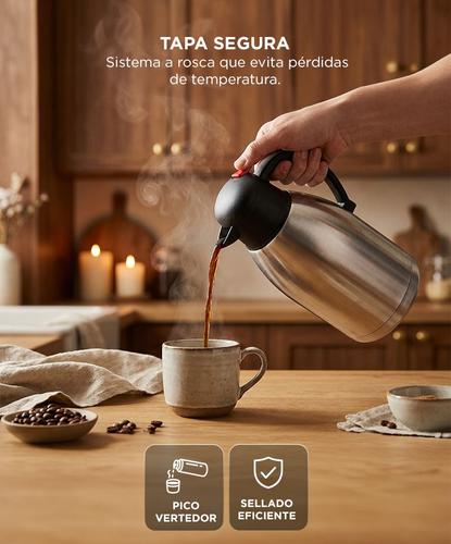 Jarra Térmica Gadnic TERMO1 Acero Inoxidable 2 Lts. - 4