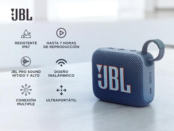 Parlante JBL GO 4 Blue JBLGO4BLUAM - 1