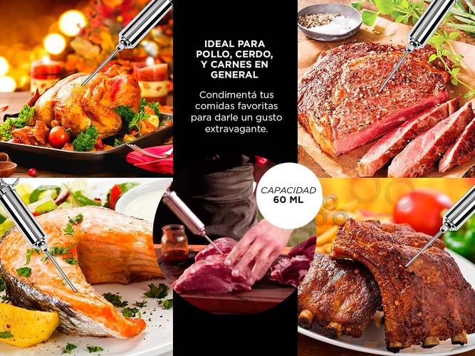 Jeringa Gastronomica Gadnic Inyector De Condimento Adobo  - 2