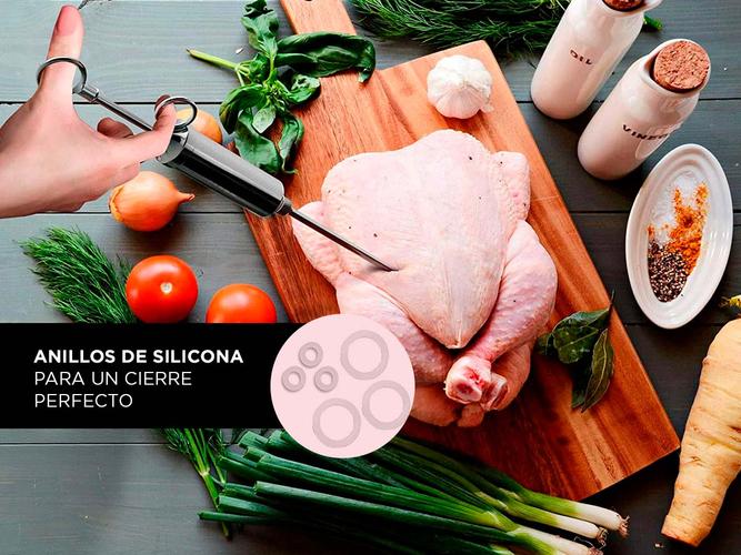 Jeringa Gastronomica Gadnic Inyector De Condimento Adobo  - 3