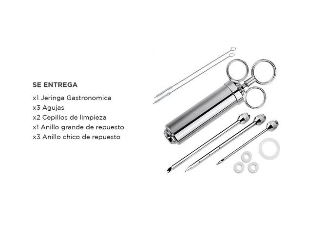 Jeringa Gastronomica Gadnic Inyector De Condimento Adobo  - 5