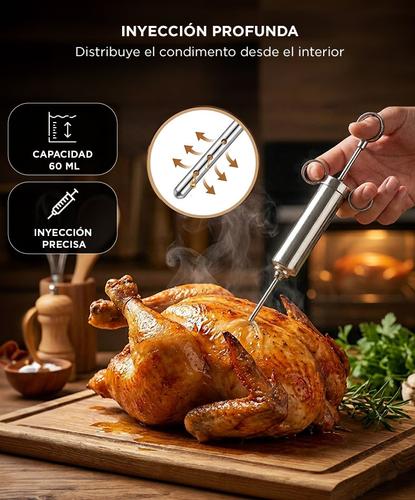 Jeringa Gastronomica Gadnic Inyector De Condimento Adobo  - 2