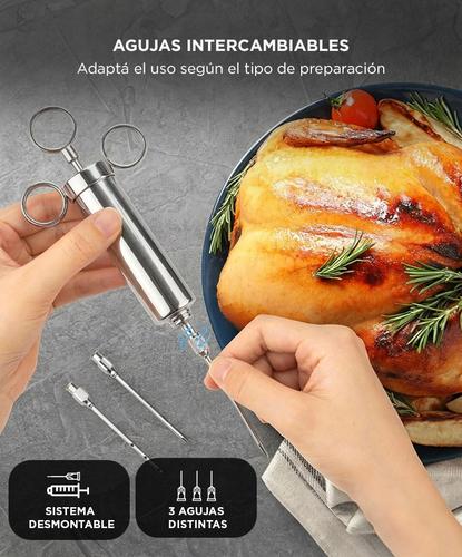 Jeringa Gastronomica Gadnic Inyector De Condimento Adobo  - 3