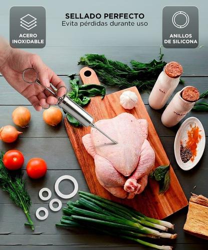 Jeringa Gastronomica Gadnic Inyector De Condimento Adobo  - 4