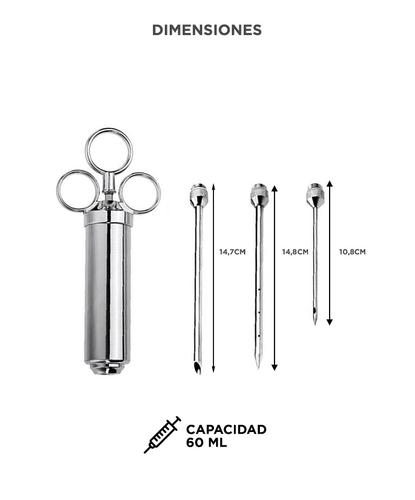 Jeringa Gastronomica Gadnic Inyector De Condimento Adobo  - 5