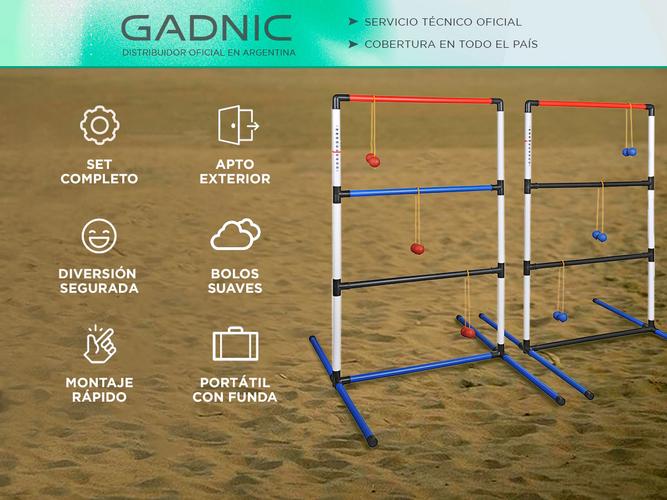 Juego de Lanzamiento de Escalera Gadnic para Interiores y Exteriores - 1