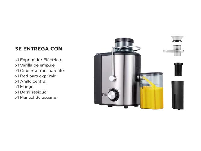 Juguera Extractor de Jugo Eléctrica Gadnic JG1000 400W Doble Velocidad  - 5