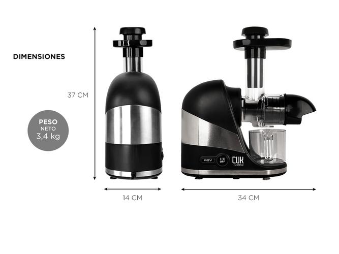 Juguera Eléctrica Gadnic 220240 V Negra 150 W - 5