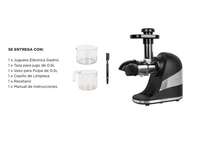 Juguera Eléctrica Gadnic 220240 V Negra 150 W - 6