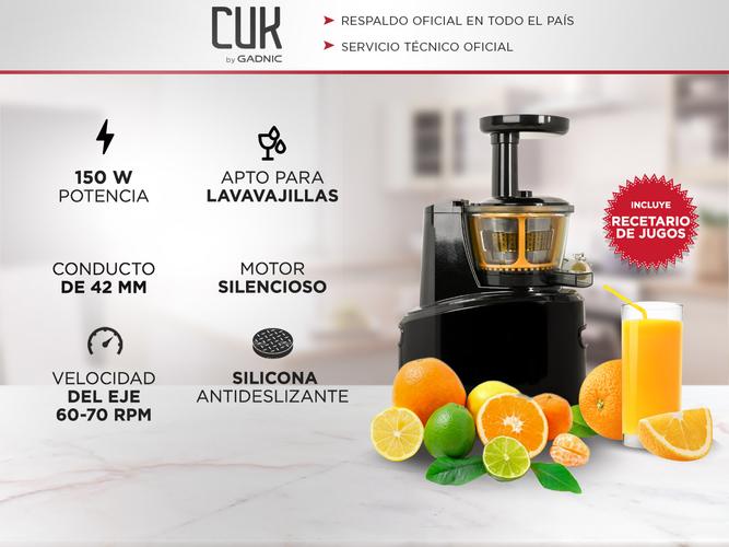 Juguera Eléctrica Gadnic SLJ1500 Extractor De Jugo 1L 150W  - 1