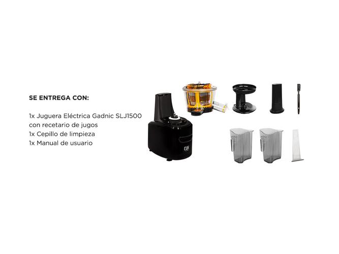 Juguera Eléctrica Gadnic SLJ1500 Extractor De Jugo 1L 150W  - 6