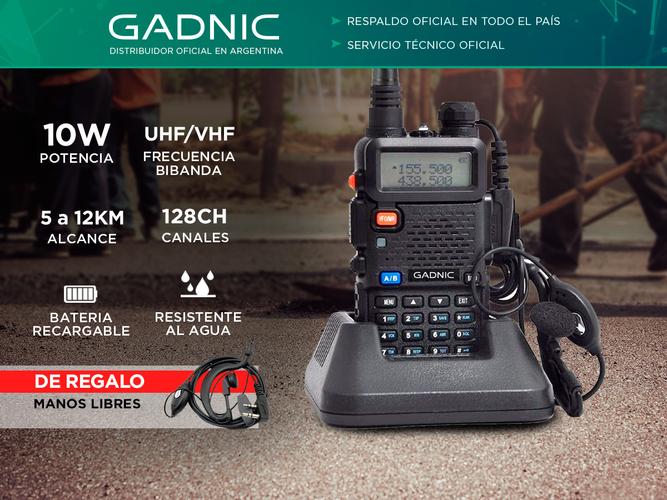Handy Gadnic Wk1000us Kit x3 Bi-Banda 10w 128CH Hasta 12km - 1