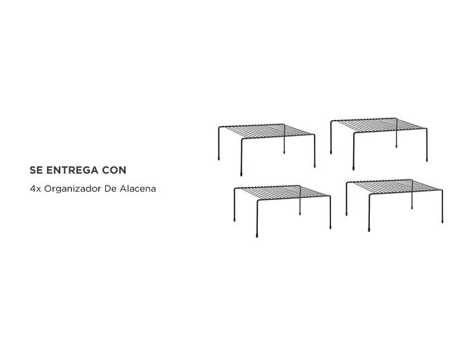 Kit x4 Organizador De Alacena Gadnic Estante Reforzado - 4
