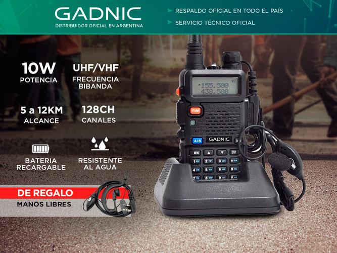 Handy Gadnic Wk1000us Kit x4 Bi-Banda 10w 128CH Hasta 12km - 1