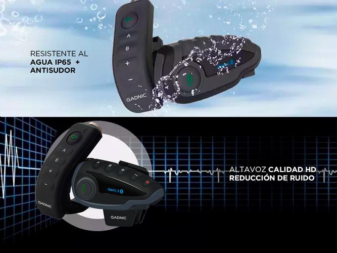 Intercomunicador Moto Gadnic G-800 Kit x2 Bluetooth  - 4