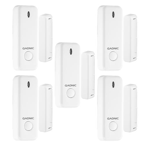 Kit x5 Sensores inalámbricos Gadnic WS1000 Puertas Ventanas - 0
