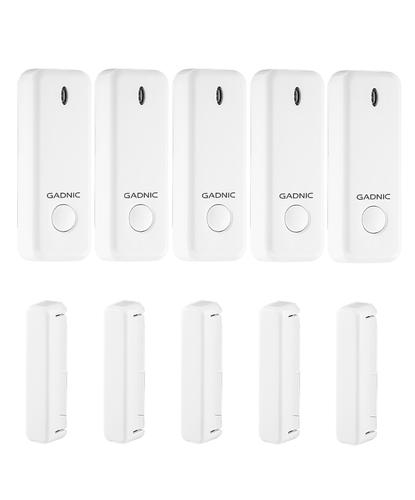 Kit x5 Sensores inalámbricos Gadnic WS1000 Puertas Ventanas - 4
