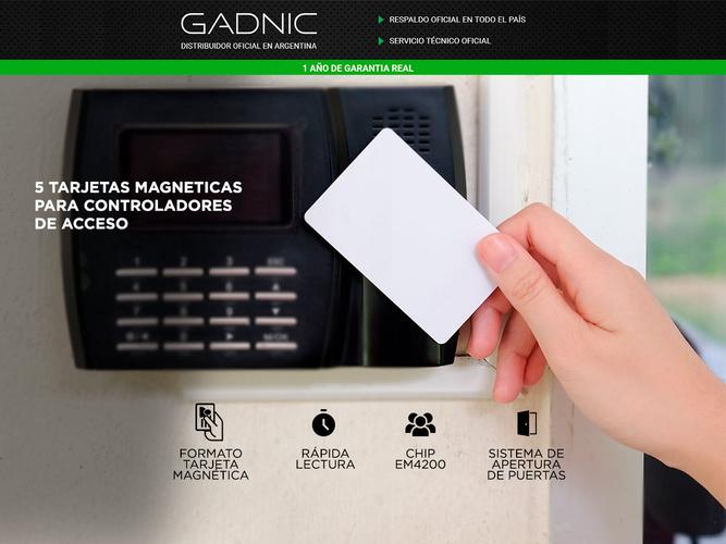 Kit de 5 Tarjetas para control de acceso - 1