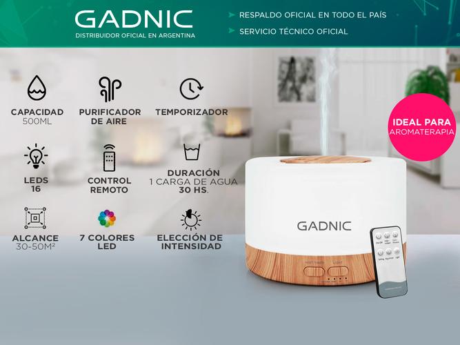 Kit Humidificador Aromatizante Difu0004 LED + Set Aceites Escenciales 4 Aromas - 1