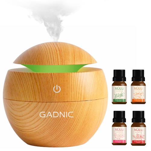 Difusor Aromático Gadnic  + 4 aceites Aromaterapia - 0