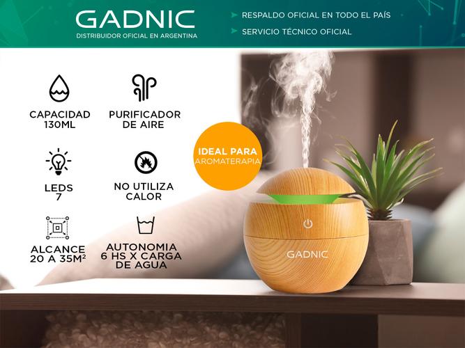 Difusor Aromático Gadnic  + 4 aceites Aromaterapia - 1