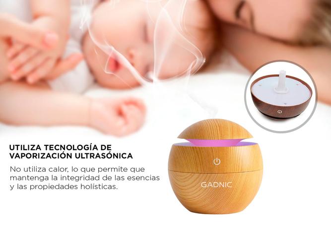 Difusor Aromático Gadnic  + 4 aceites Aromaterapia - 3
