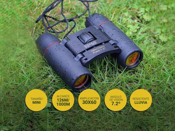 Kit x3 Binoculares Wildstec 30x60 Tamaño Mini Hasta 1000mts Ángulo de 7,2° - 1