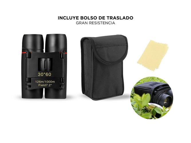 Kit x3 Binoculares Wildstec 30x60 Tamaño Mini Hasta 1000mts Ángulo de 7,2° - 3