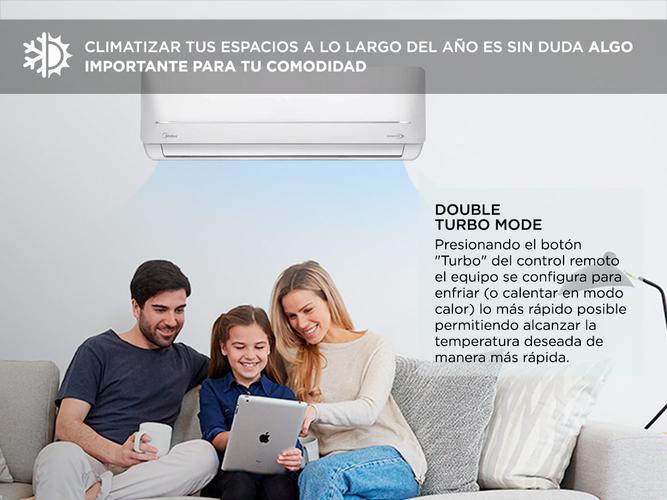 Aire Acondicionado Midea Inverter Frío / Calor 2958 Frigorías 3440w - 3