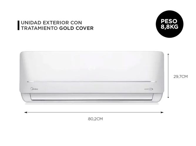 Aire Acondicionado Midea Inverter Frío / Calor 2958 Frigorías 3440w - 4