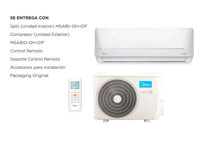 Aire Acondicionado Midea Inverter Frío / Calor 2958 Frigorías 3440w - 5