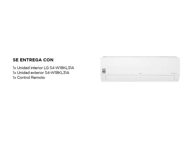 Aire Acondicionado Inverter LG WiFi Frío-Calor 4500 Frigorías - 5