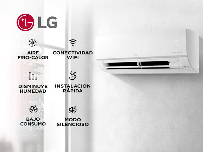 Aire Acondicionado LG Inverter Dualcool WiFi Frío/Calor 6000 Frigorías Efic A - 1