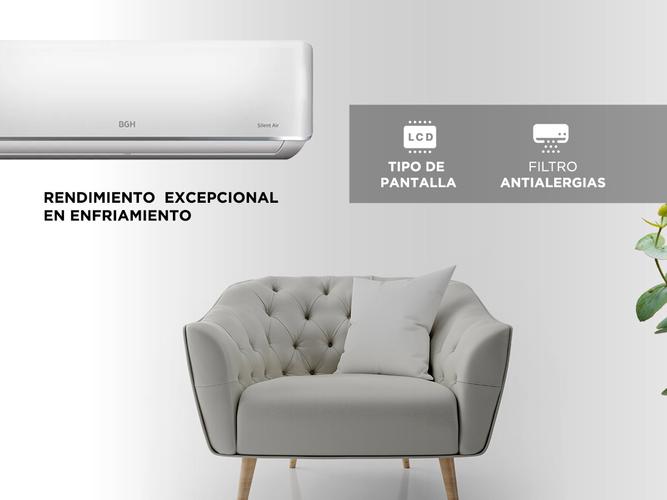 Aire Acondicionado BGH Inverter Split Frio/Calor Silent Air 6500W BS65WCCR - 3