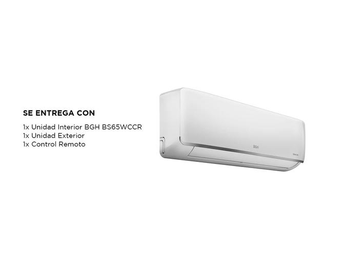 Aire Acondicionado BGH Inverter Split Frio/Calor Silent Air 6500W BS65WCCR - 5