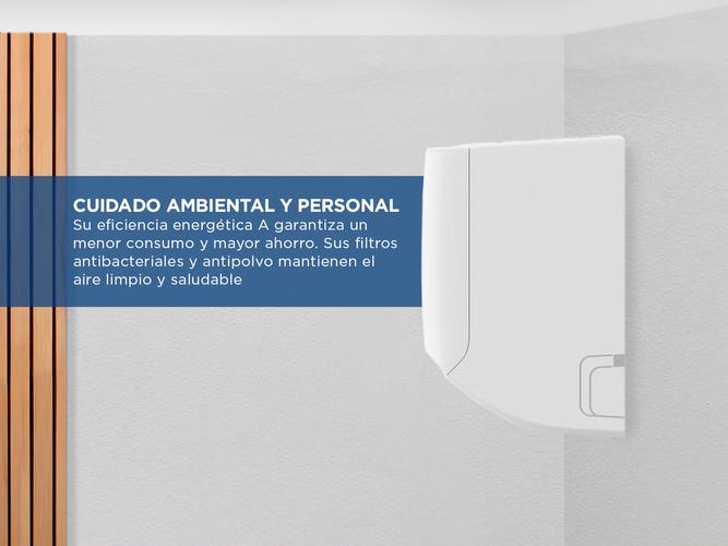 Aire Acondicionado BGH Inverter Split Frio/Calor Silent Air 3000F 3500w BSI35WCGT  - 3
