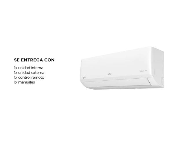 Aire Acondicionado BGH Inverter Split Frio/Calor Silent Air 3000F 3500w BSI35WCGT  - 5