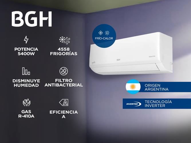 Aire Acondicionado BGH Inverter Split Frio/Calor 4558F 5300W BSI53WCGT - 1