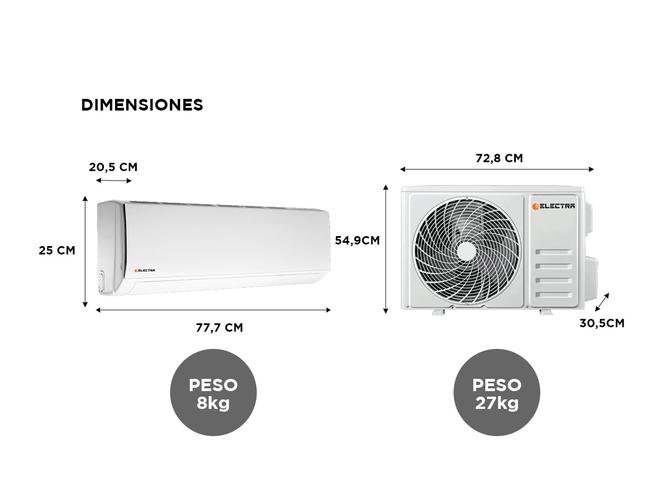 Aire Acondicionado Electra ENTRDO32TC On Off Split FrioCalor 3200W - 4