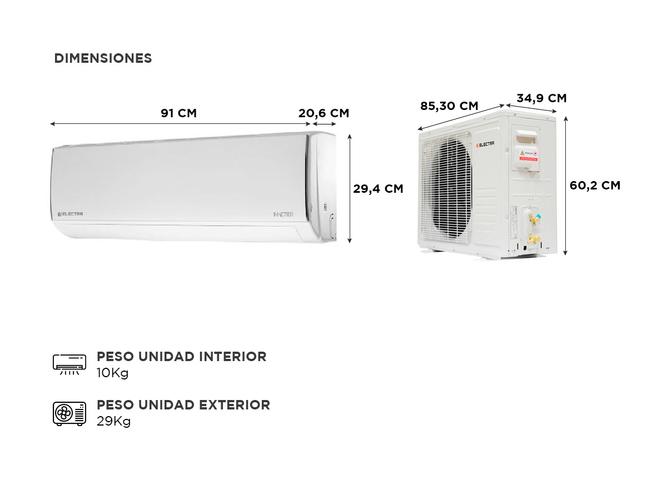 Aire Acondicionado Electra Trend Inverter Frio Calor 5300W Efic AENTRDI53TC   - 4