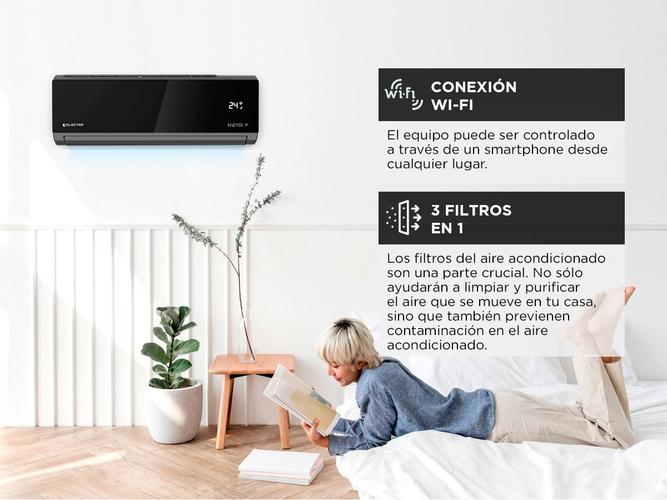 Aire acondicionado Electra A Split Black Ice 3400W ESI12T82FM - 3