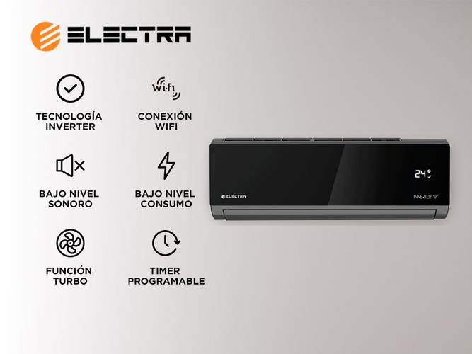 Aire Acondicionado Inverter Electra A Split Black Ice 5200W ESI18T82FM - 1