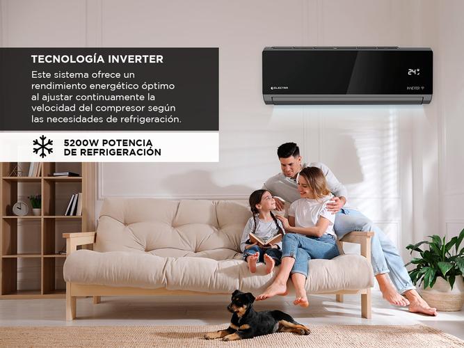 Aire Acondicionado Inverter Electra A Split Black Ice 5200W ESI18T82FM - 2