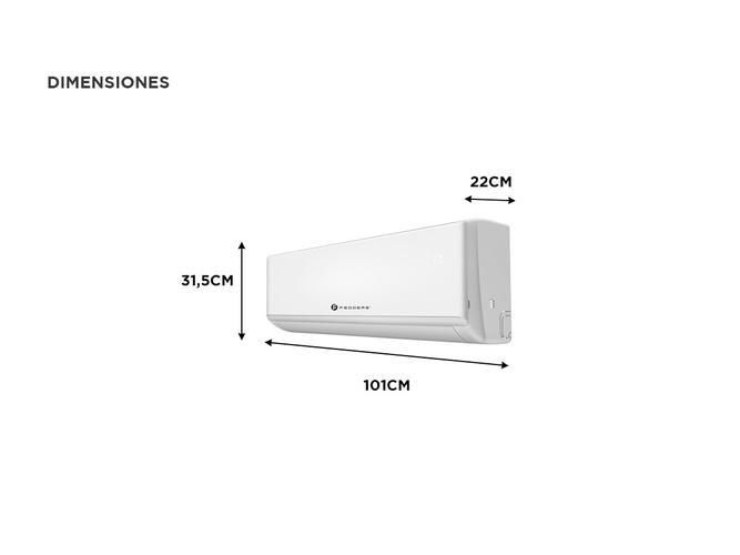Aire Acondicionado Split Fedders FSKYO62TC 6200W Frio Calor - 4