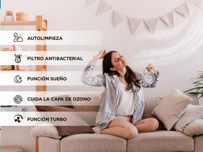 Aire Acondicionado Split FríoCalor Alaska AS26WCCS 2300F 2700W  - 4