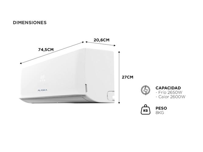Aire acondicionado Alaska 2650W - 5