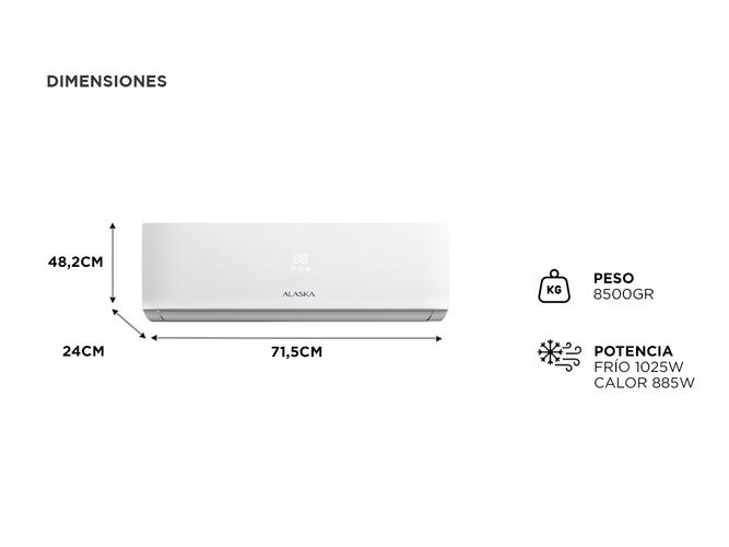 Aire acondicionado Alaska AS35WCAU FrioCalor - 5
