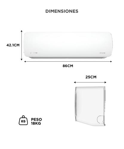 Aire Acondicionado Inverter Electra Cool Wave Frío Calor 2236 Frigorías - 5