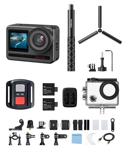 Kit Camara De Accion AKASO Brave 8 4K60 48MP Deportiva Sumergible + Palo de Selfie Akaso Extensible - 6